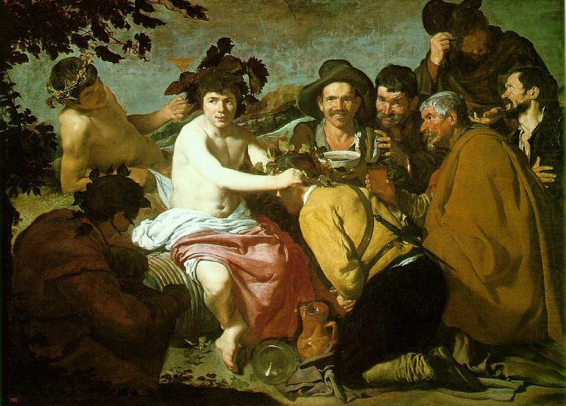 Diego Velazquez The Feast of Bacchus china oil painting image